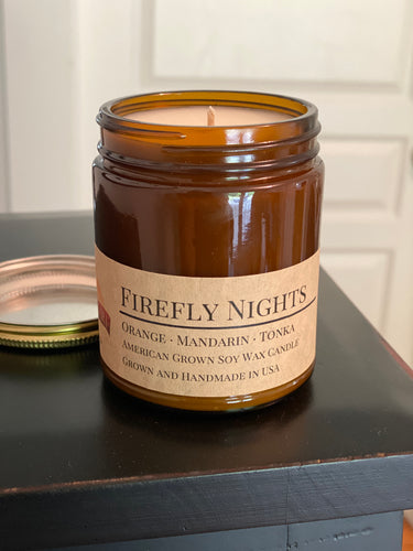 Firefly Nights 9 oz 100% Soy Candle