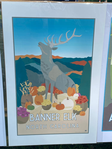 Banner Elk North Carolina Nature Travel Print 11 x 17