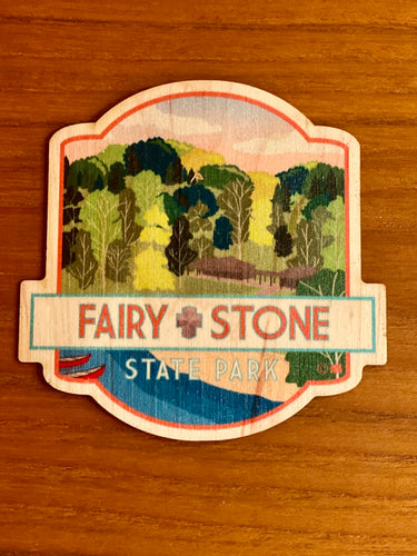 Fairystone State Park Wood Stickers