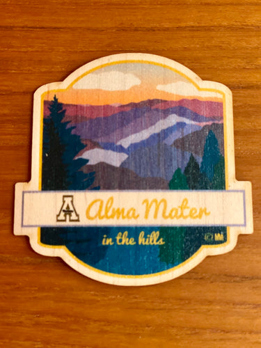 Shell Creek Alma Mater in the HillsWood Sticker