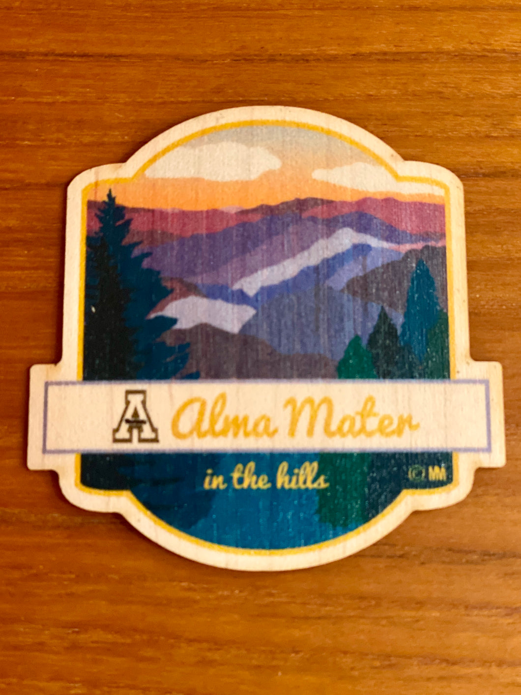 Shell Creek Alma Mater in the HillsWood Sticker