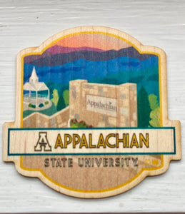 Shell Creek Appalachian State Wood Sticker