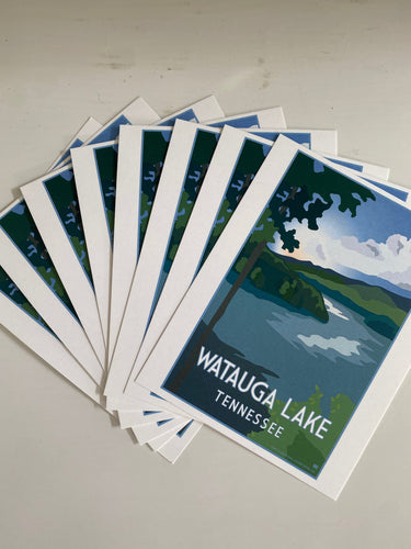 Note Cards Watauga Lake 8 pack
