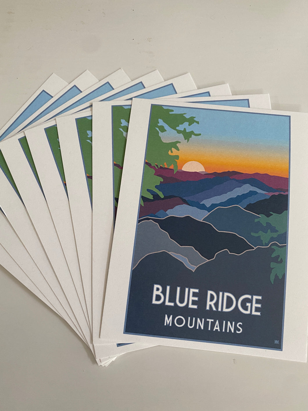 Note Cards Blue Ridge Mountains 8 pk