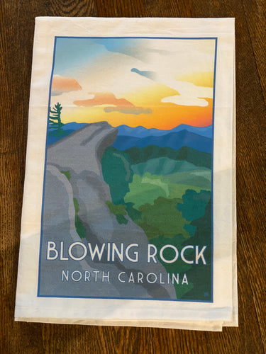 Blowing Rock North Carolina Flour Sack Towel