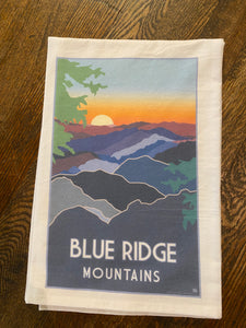 Blue Ridge Mountain Flour Sack Towel