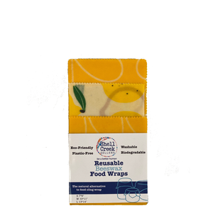 Yellow Reusable Beeswax Food Wraps